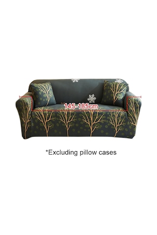 Sones Çift Kişilik Tam Kapsama Elastik Kaymaz Kanepe Örtüsü Fortune Tree