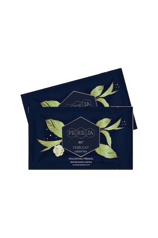 Pereja Yeşil Çay Kolonyalı Mendil 24'Lü Kutu