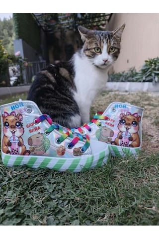 Scarpe Magiche Hologram Kapibara Bilekli Ayakkabı 31-35 Numara Arası Işıksızdır Hologram
