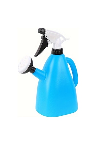 Tcherchı Ayarlanabilir Nozul İkisi Bir Arada Manuel Basınçlı Sulama Ve Dezenfektan Sprey Şişesi Mavi