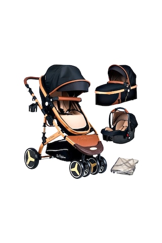 Baby Home BH-945 Paris Amortisörlü Travel Sistem Bebek Arabası