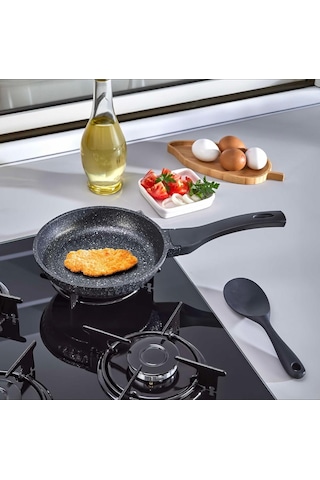 Kaliteli Opalı Granit Döküm Tava 28 Cm Diğer