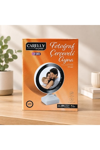 Ledli Fotoğraf Çerçeveli Ayna Çok Renkli