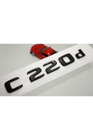 C 220d Bagaj Parlak Siyah ABS 3M 3D Yazı Logo