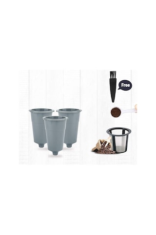 Keurig 1.0 Brewers İçin Yeniden Kullanılabilir K Bardak Kahve Filtreleri Kahve Kaşığı Fırçası İle B30 B40 B50 B60 B70 K500, K400, K300, K200