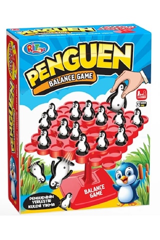 Penguen Balance Denge Oyunu Eğitici Eğlenceli Aile Arkadaş Çocuk