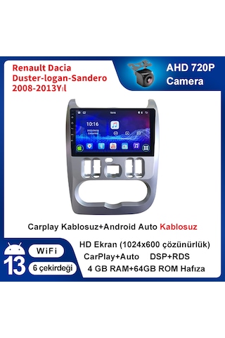 Renault Dacia Duster Logan Sandero 2008-2013yıl 4gb Ram 64gb Rom