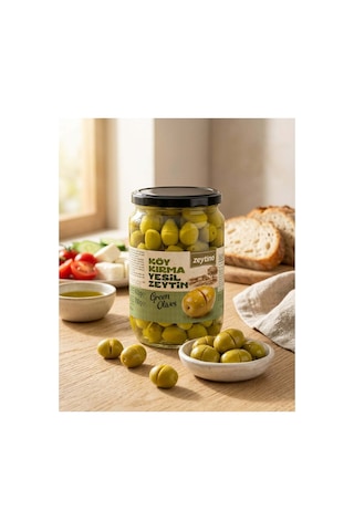 Köy Kırma Yeşil Zeytin 400 Gr 321/350 Xs Cam Kavanoz Köy Kırma Yeşil Zeytin 400 Gr 321/350 Xs Cam Kavanoz