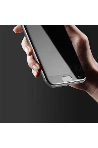 Samsung Uyumlu Galaxy J7 Prime Davin 5D Cam Ekran Koruyucu Siyah