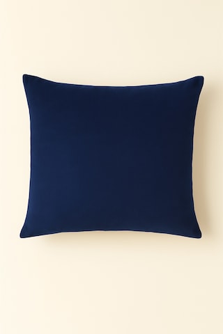 Luna Serisi Kadife Dokulu Kırlent Kılıfı 30 X 50 Cm - Lacivert
