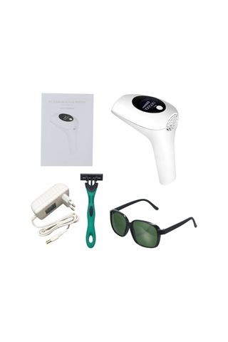 Moveevo Ipl Ağrısız Lazer Epilasyon Aleti Ev Tipi El Tipi Epilasyon Ve Cilt Gençleştirme Aleti Beyaz