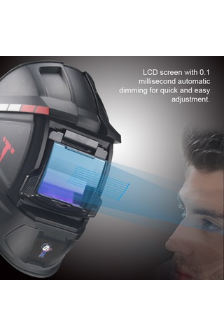 Symbee Otomatik Kararan Kaynak Maskesi - Profesyonel Kaynakçılar İçin Yüz Koruma