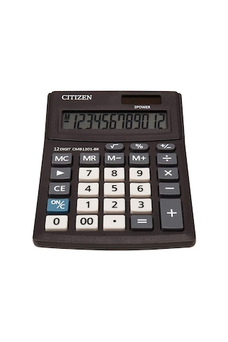 Citizen CDB1201-BK Masa Tipi Büyük 12 Hane Hesap Makinesi