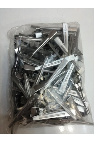 Alüminyum Saç Pensi Metal Pens 100 Adet