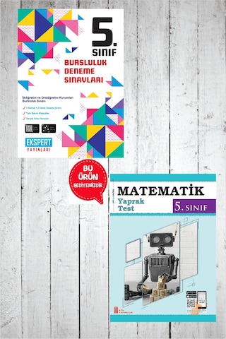 5. Sınıf Bursluluk Deneme Sınavı + Matematik Yaprak Test