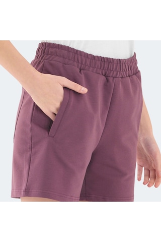 Slazenger RAMLAH I Kadın Cepli Mürdüm Şort