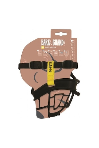 M-pets Bark Guard Ağızlık Xxl Black/yellow