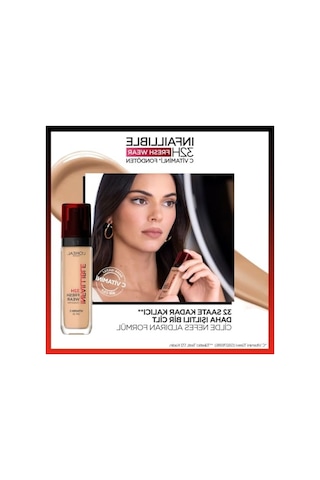 32 Saat Kalıcı Yüksek Kapatıcı Fondöten - 130 True Beige 00
