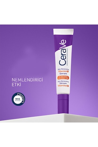 Cerave Skin Renewing Cilt Yenileyici & Aydınlatıcı Etkili C Vitamini Yüz Serumu 30 Ml