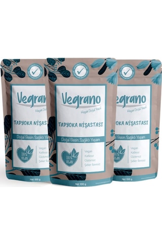 Vegrano Tapyoka Nişastası 3 x 100 G