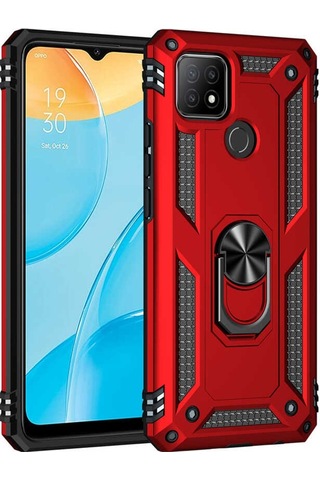 Oppo A15S Kılıf Zore Vega Kapak-Siyah