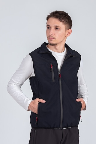 Vatan Tekstil Softshell Dik Yaka Erkek Yelek Lacivert