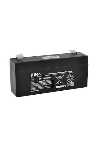 Ttec 6v 3.2 Ah Bakımsız Kuru Akü
