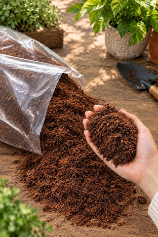 10 Litre Cocopeat Saf Hindistan Cevizi Torfu Steril, Böcek Yapmaz 10 L
