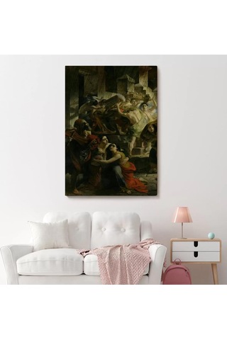 Pompeii'nin Son Günü Karl Pavlovich Bryullov Kanvas Tablo-6362