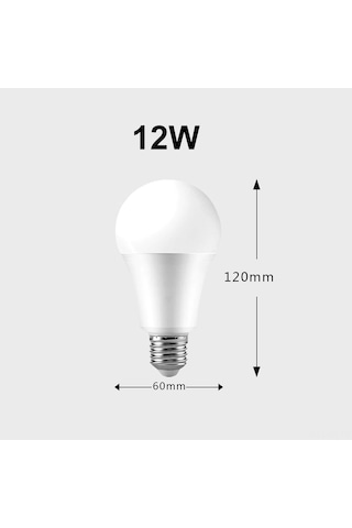 Jeemson E27 Uyumlu Akıllı Led Ampul 12w - İkili Renk, Sürekli Parlaklık Ve Renk Ayarı + Tek Grup Kumanda Diğer