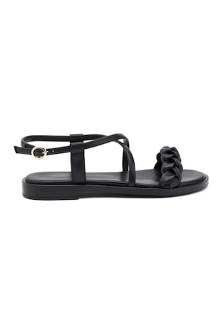 Sandalet Kadın 85p9 Frau Mofy Leather Nero