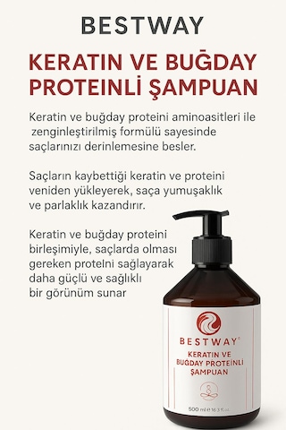 Bestway Keratin Ve Buğday Proteinli Şampuanı