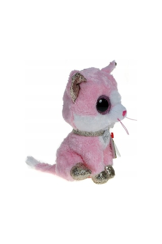 Ty Beanie Boo Fiona Pembe Peluş Kedi 15 Cm