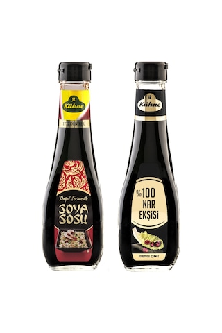 Kühne %100 Nar Ekşisi Ve Soya Sosu 250 Ml Cam 2 Li Set