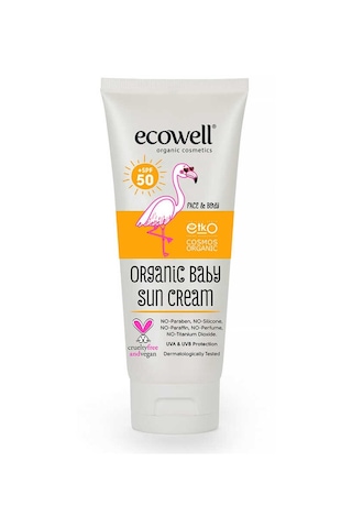 Ecowell Organik SPF50+ Bebek Güneş Kremi 110 G Ecowell Organik SPF50+ Bebek Güneş Kremi 110 G