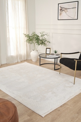 Kaşmir Halı Noble Fiona Salon Mutfak Halısı Yolluk Krem