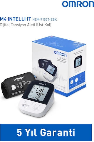 Omron M4 Intelli IT HEM-7155T-EBK Koldan Dijital Tansiyon Aleti