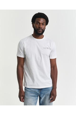 Gant Erkek T-shırt 2044017-113 Beyaz