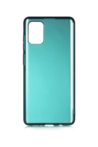 Samsung Uyumlu Galaxy A71 Kılıf Zore Bistro Kapak Koyu Yeşil