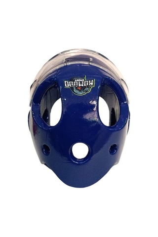 Komodo Sport Taekwondo Kapalı Camlı Mantar Kask Tkk3001 Mavi