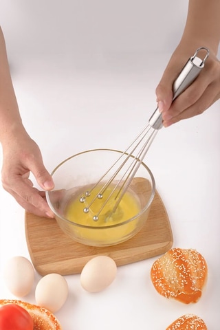 Paslanmaz Çelik Tel Çırpıcı Yumurtalık Sos Krema Çırpıcı Sos Karıştırıcı Çelik