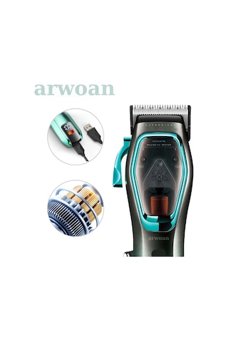 Arwoan Profesyonel Saç Sakal Kesme Makinesi Berber Kuaförler İçin