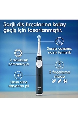 Oral-b İo Siyah Yeşil 2 Şarjlı Diş Fırçası Seti