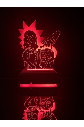 3D Rick And Morty 16 Renk Masa Lambası (507061824)