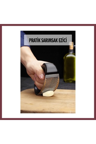Storeşahin Tutma Kollu Paslanmaz Çelik Sarımsak Ezici Doğrayıcı Shn0720