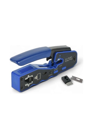 Electroon Cat5/cat6/cat7 Rj45 Ez-rj45 Sıkma Pensesi - Yedek Bıçaklı 1 Adet
