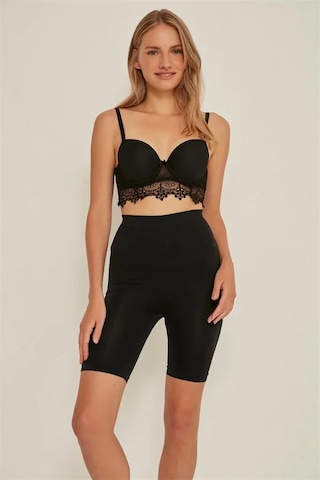 Veraura Lifestyle Siyah Mı 3005 Soft Uzun Paçalı Boxer Korse