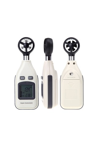 Suofeng Hava Hızı Ve Sıcaklık Ölçer, Lcd Ekranlı Dijital Anemometre, Rüzgar Hızı Ve Termometre Fonksiyonlu