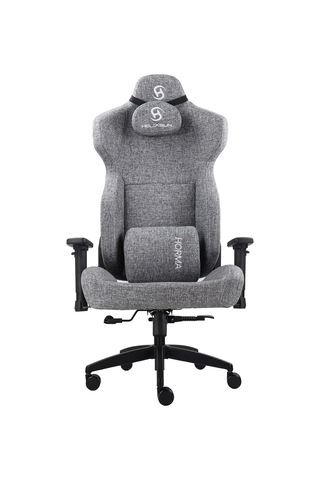 Horma Kumaş Gaming Oyuncu Koltuğu, Koyu Gri Çok Renkli