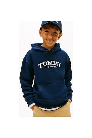 Tommy Hilfiger Lacivert Erkek Çocuk Baskılı Sweatshirt Kb0kb10028c1g Çok Renkli